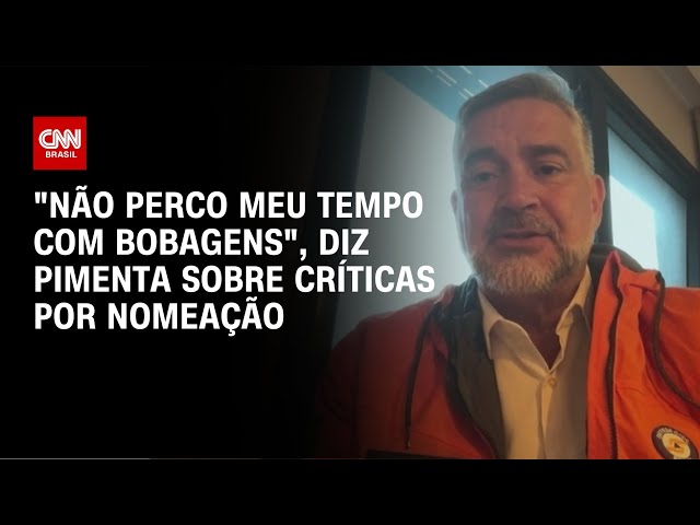 "Não perco meu tempo com bobagens", diz Pimenta sobre críticas por nomeação | CNN NOVO DIA