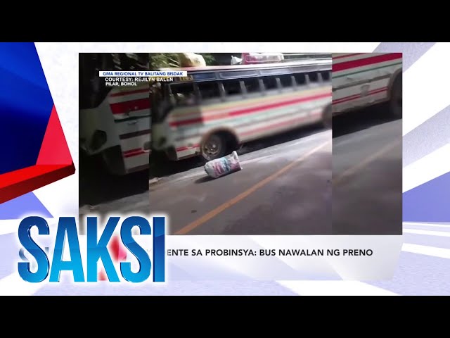 ⁣Saksi Recap: Aksidente sa Probinsya - bus nawalan ng preno  (Originally aired on May 16, 2024)