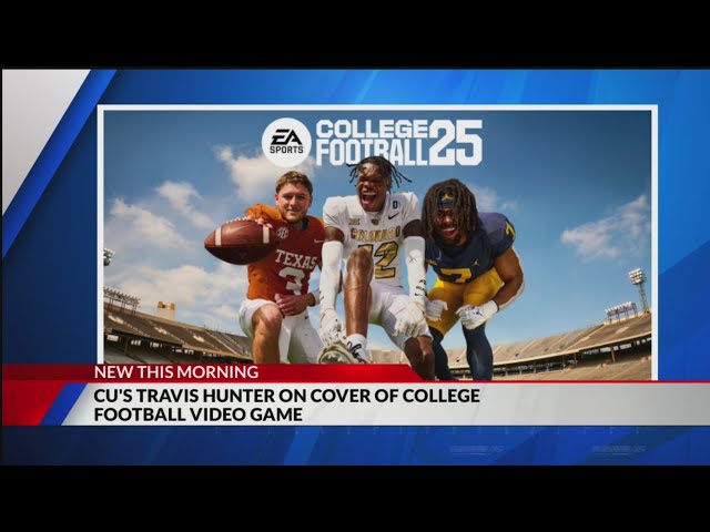 ⁣CU's Travis Hunter graces cover of EA Sports College Football 25
