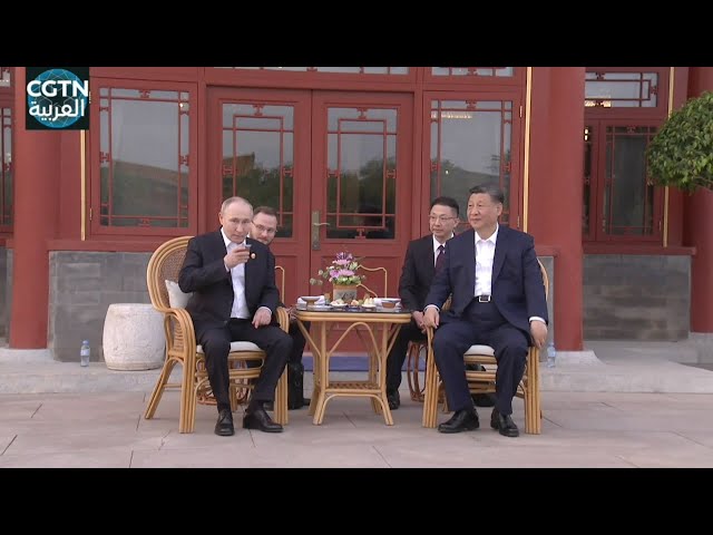 ⁣شي جين بينغ يعقد اجتماعا مصغرا مع بوتين في تشونغنانهاي