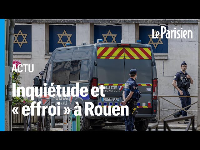 ⁣« C’est terrible » : Rouen sous le choc après l'attaque de sa synagogue