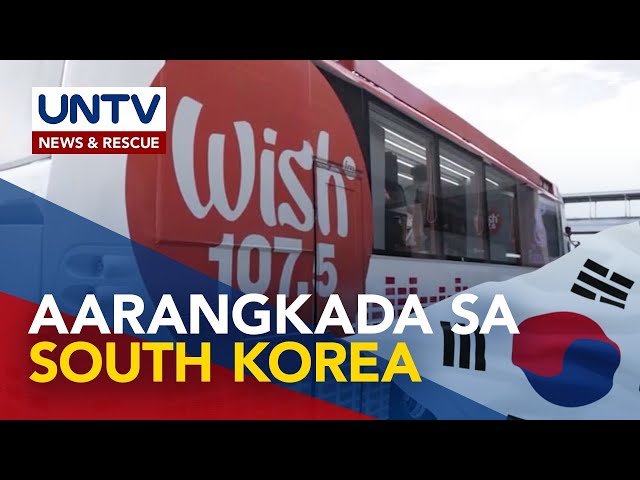 ⁣Iconic Wish 107.5 bus, aarangkada na rin sa South Korea