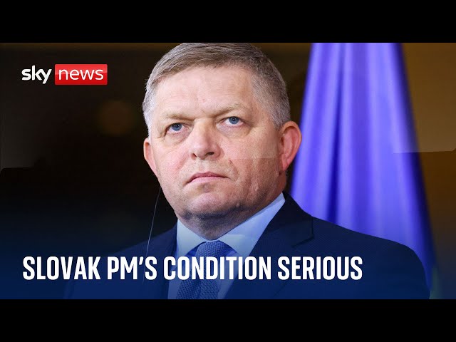 ⁣Slovak PM Robert Fico's condition remains serious
