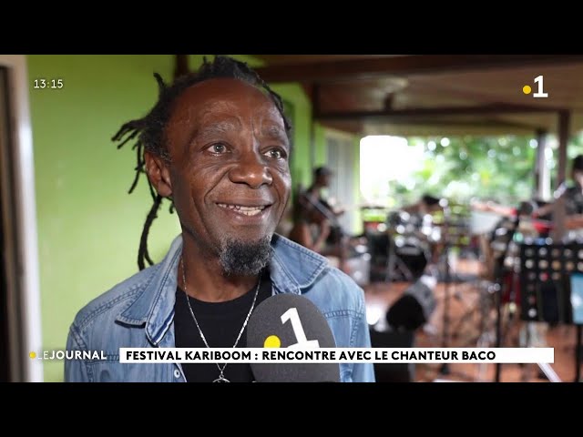 ⁣Festival Kariboom : rencontre avec le chanteur Baco