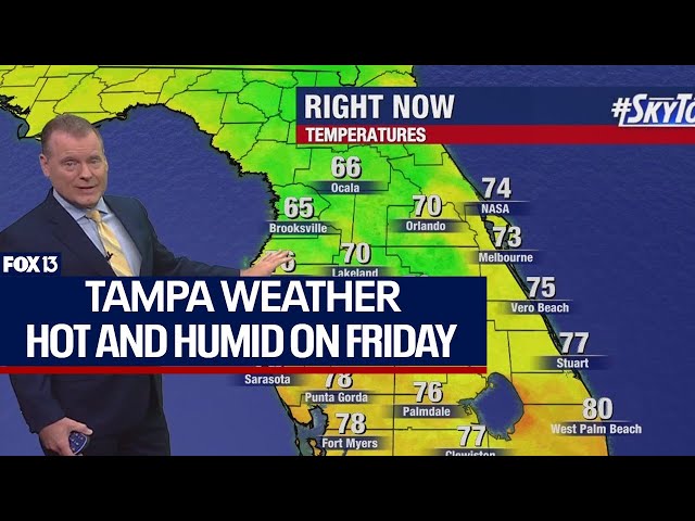 ⁣Tampa weather | Hot and humid on Friday