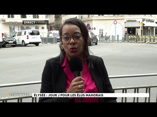 ⁣Elysée : Jour J pour les élus Mahorais