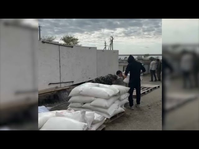 ⁣50 тонн гумпомощи отправили жители Жезказгана в Костанайскую область