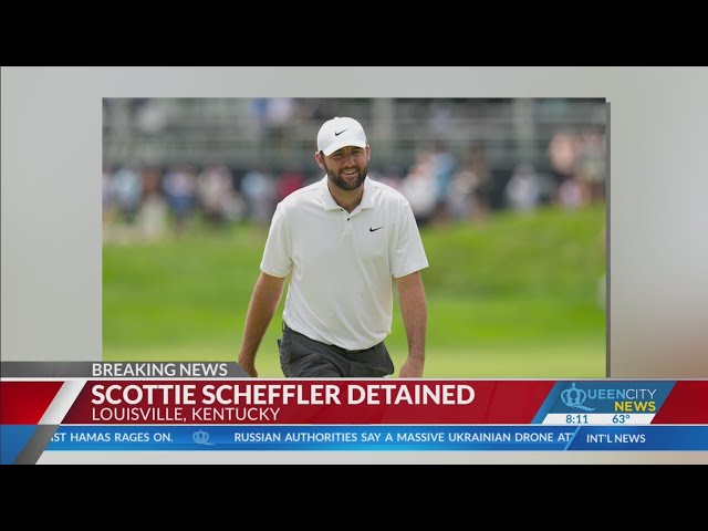 ⁣Scheffler detained by police at PGA Championship