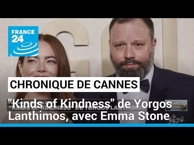 ⁣Chronique de Cannes : Emma Stone et Yorgos Lanthimos sur la Croisette pour "Kinds of Kindness&q