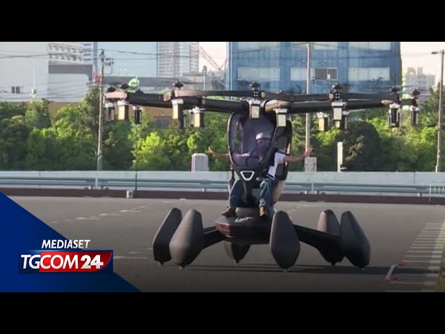 ⁣L'auto volante debutta a Tokyo: le immagini del primo volo