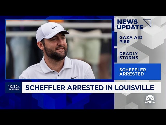 ⁣No. 1 PGA golfer Scottie Scheffler arrested in Louisville hours before tournament