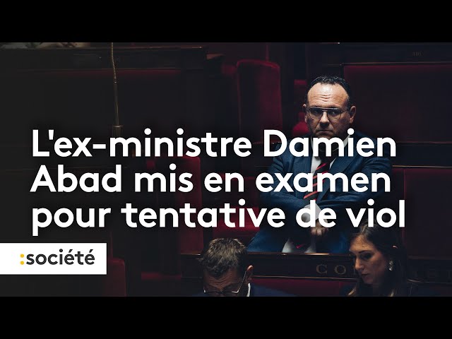 ⁣L'ex-ministre Damien Abad mis en examen pour tentative de viol