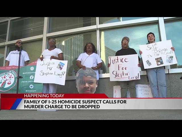 ⁣Family of I-25 homicide suspect calls for murder charge to be dropped