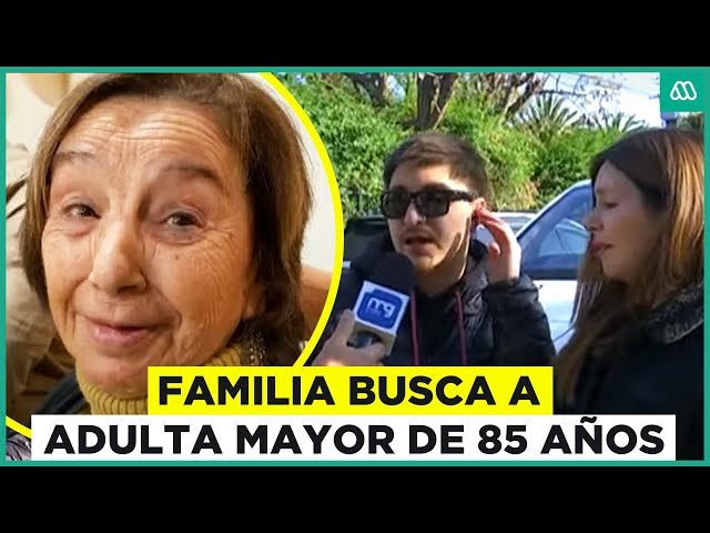 Días desaparecida: Familia busca a adulta mayor de 85 años en Limache