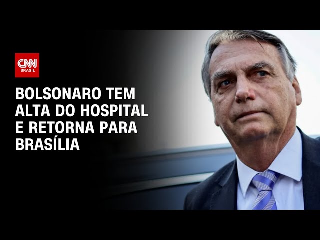 ⁣Bolsonaro deixa hospital depois de 11 dias internado | LIVE CNN