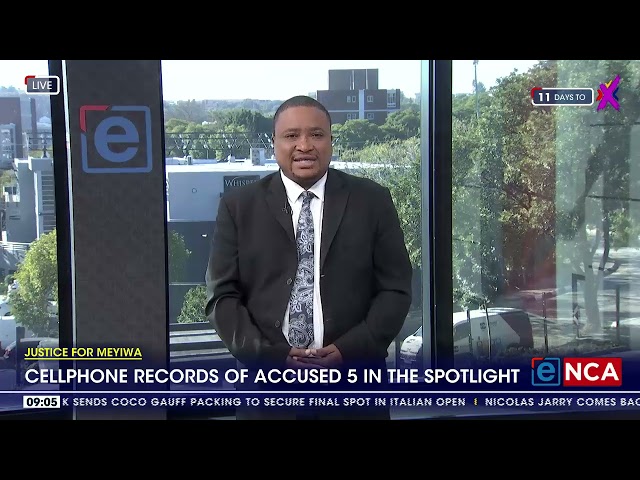 Cellphone records of accused 5 in the spotlight