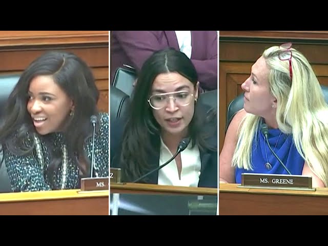 ⁣Chaos at U.S. House committee meeting after 'fake eyelashes' comment
