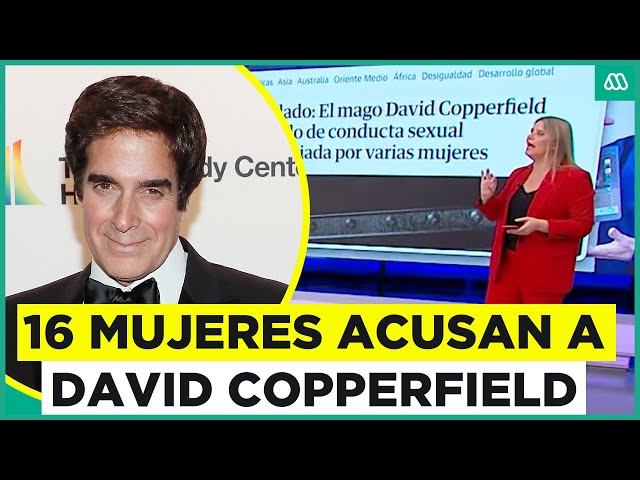 ⁣16 mujeres acusan ilusionista David Copperfield por abusos