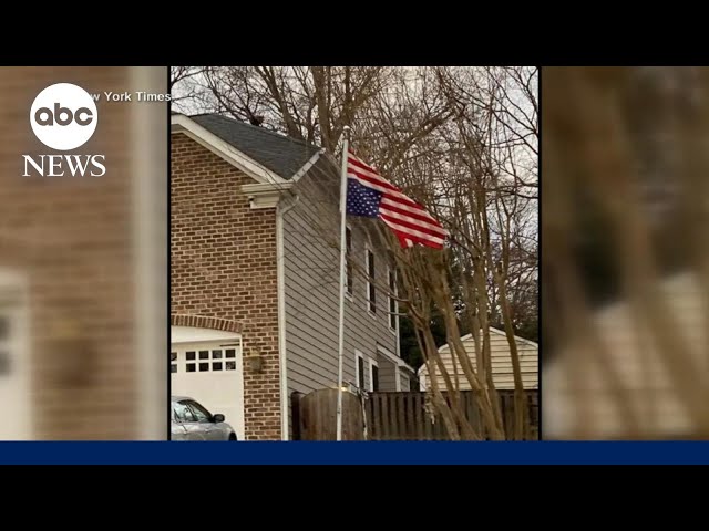 ⁣Supreme Court Justice Alito under fire for 2021 picture of upside-down flag outside home
