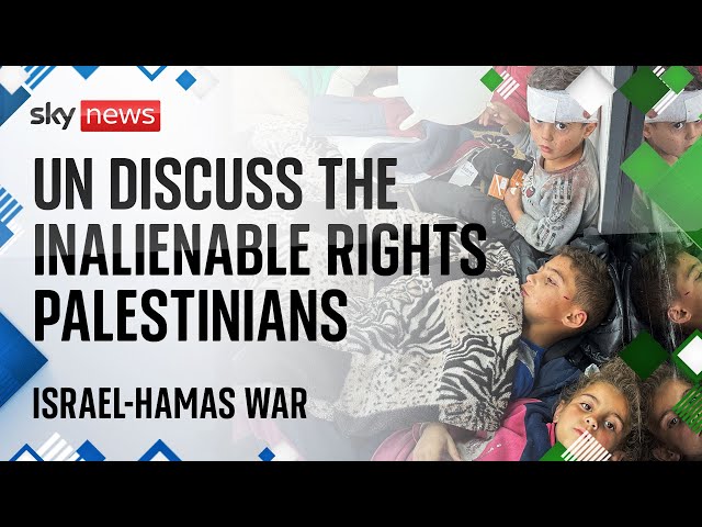 ⁣Watch live: UN committee discuss the rights of Palestinian people
