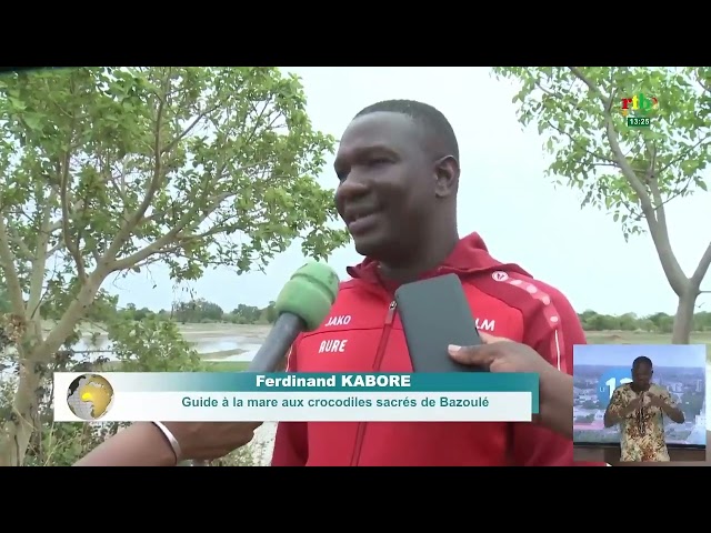 ⁣Mois du patrimoine Burkinabè: la RTB visite la mare aux crocodiles sacrés de Bazoulé