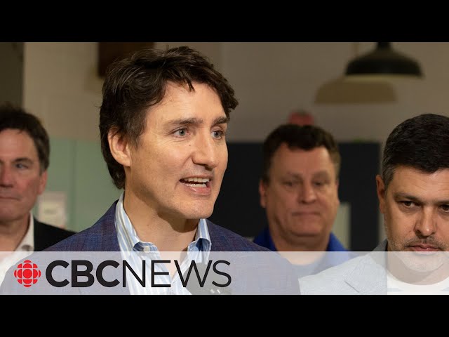 ⁣Trudeau blasts Higgs government during N.B. stop