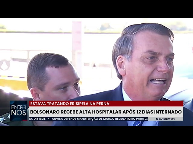 ⁣Bolsonaro recebe alta hospitar depois de 12 dias internado