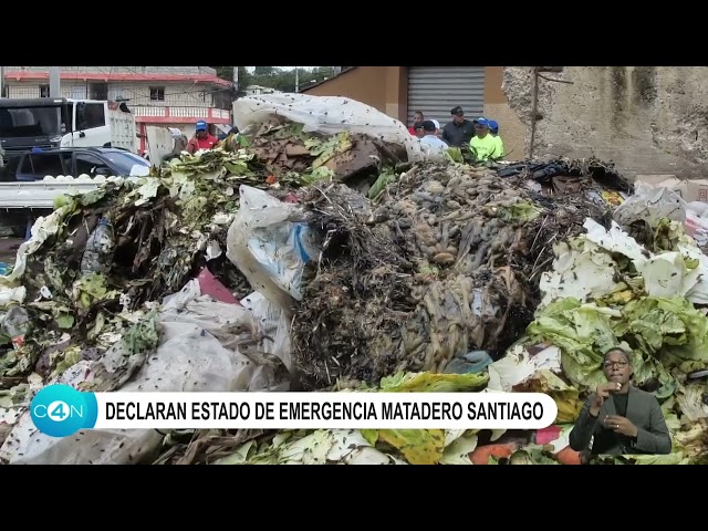⁣Declaran estado de emergencia matadero Santiago
