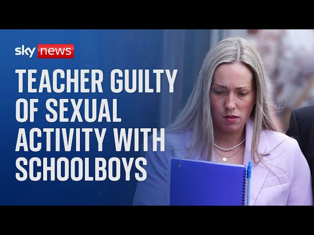 ⁣Teacher found guilty of sexual activity with two schoolboys