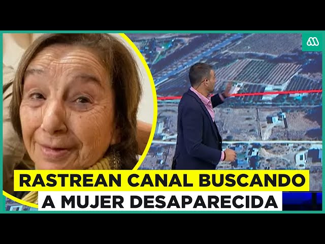 Desaparición de adulta mayor: Rastrean canal de regadío para dar con pistas de mujer