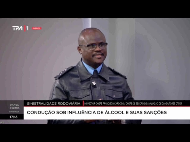 ⁣"Sinistralidade Rodoviária" Inspector Chefe Francisco Cardoso