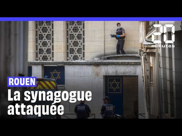 ⁣Synagogue de Rouen : Homme armé abattu, dégâts… ce que l’on sait après la tentative d’incendie