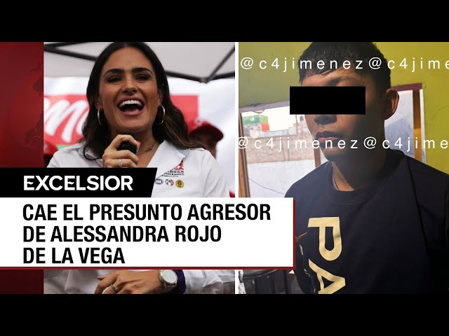 Arrestan en Ecatepec al probable agresor de Alessandra Rojo de la Vega