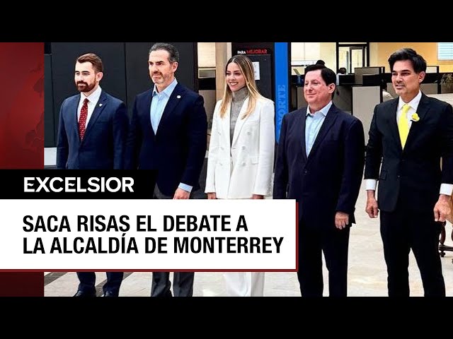 ⁣¿Stand up político? Debate por alcaldía de Monterrey deja risas por ocurrencias de candidatos