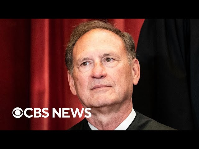 ⁣Calls for Justice Samuel Alito to recuse himself from Trump cases over inverted flag