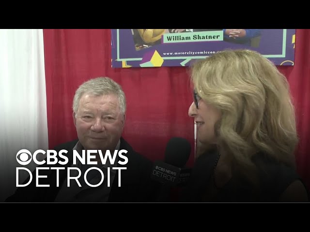 Catching up with William Shatner at the 2024 Motor City Comic Con