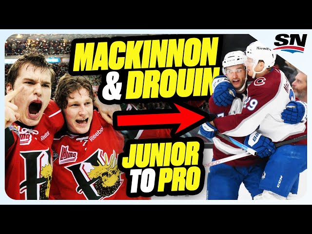 ⁣MacKinnon And Drouin's Connection From Junior To The NHL