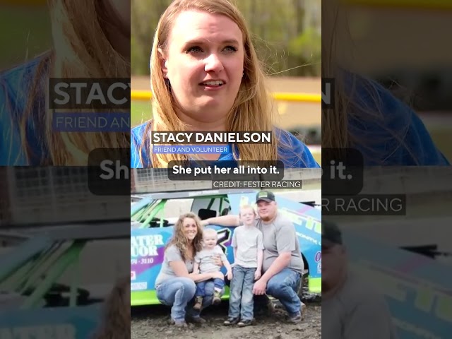 ⁣Racing mom gets a bittersweet honor at go kart speedway #shorts