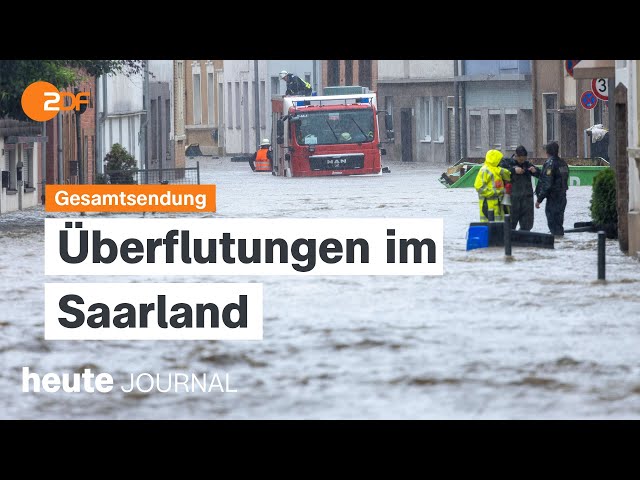 ⁣heute journal vom 17.05.2024 Überflutungen im Saarland, Boeing in der Krise, Coppola in Cannes