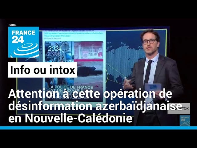 ⁣Attention à cette opération de désinformation azerbaïdjanaise en Nouvelle-Calédonie