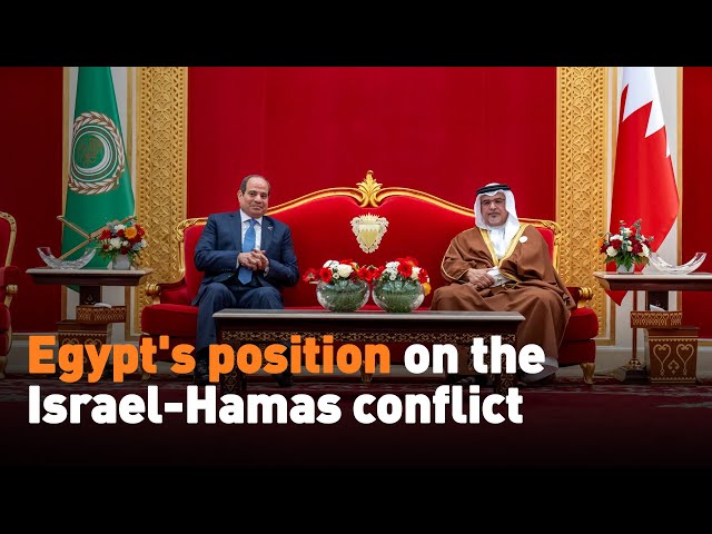 ⁣Egypt's position on the Israel-Hamas conflict