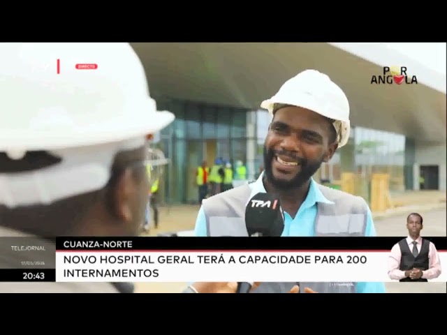 ⁣Por Angola: Mostra as obras do novo Hospital Geral do Cuanza-Norte