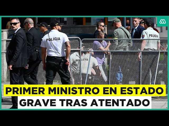 ⁣Primer ministro de Eslovaquia en estado grave tras ser baleado