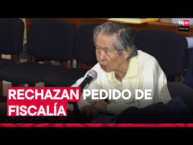 Alberto Fujimori: PJ rechaza pedido de arresto domiciliario contra exmandatario