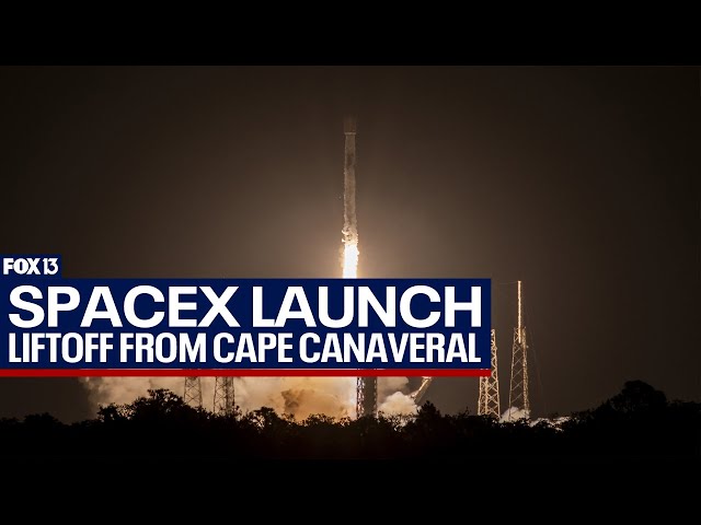 ⁣SpaceX launches Starlink satellites from Cape Canaveral