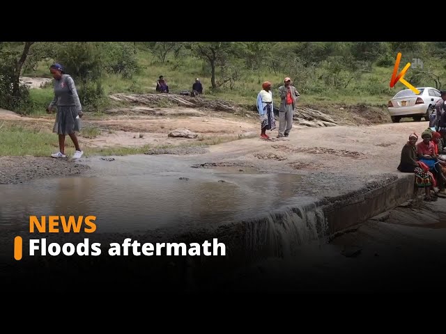 ⁣Families still living in rental houses after their houses were swept away by floods in Machakos