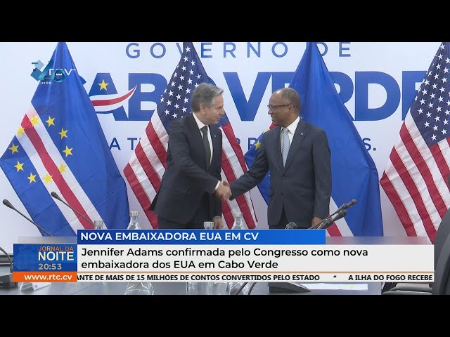 ⁣Jennifer Adams confirmada pelo Congresso como nova embaixadora dos EUA em Cabo Verde