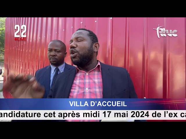 ⁣Dépôt des pièces de candidature cet après midi 17 mai 2024 de l’ex candidat au sénat M. Alix Didier