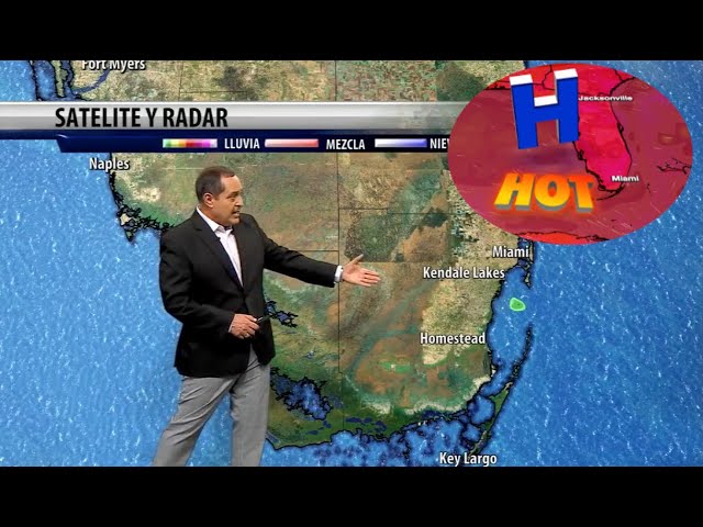 ⁣Alerta por calor extremo en Miami: las temperaturas podrían alcanzar marcas históricas