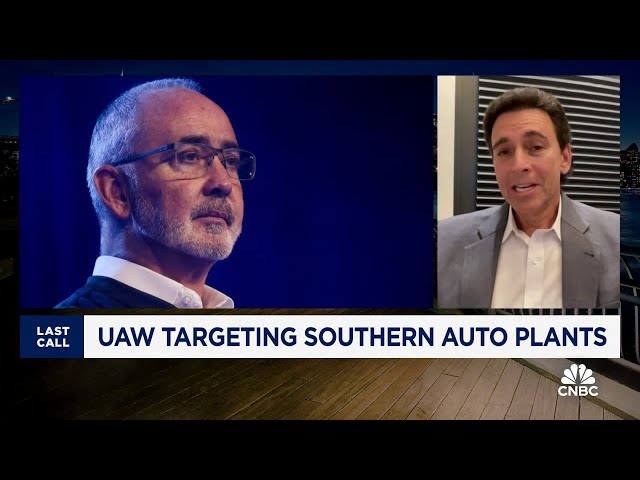 ⁣UAW is playing the 'long game' with unionizing in southern states, says Fmr. Ford CEO Mark